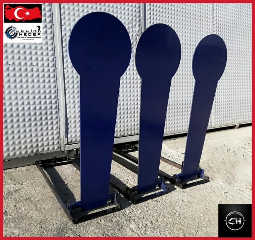 IPSC Mini Pepper Çelik Hedef  -  56cm Boyutlu - IPSC MİNİ POPPER TARGET (Mızrak Hedef)