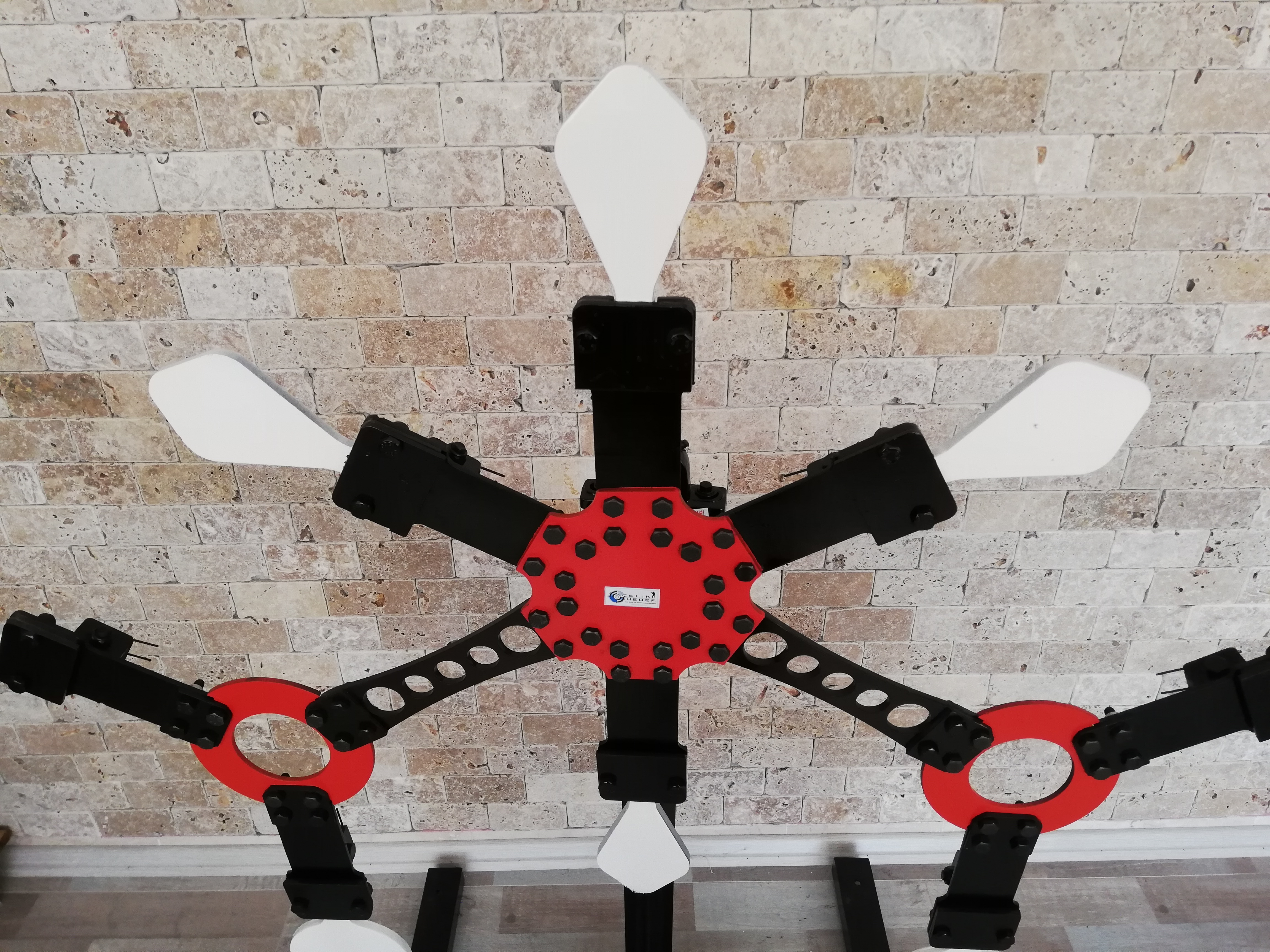 T500 - Çoklu Çift Yıldız Modüllü - Rüzgar Gülü Texas-Teksas Star - Target Çelik Hedef (Portatif Sistem)