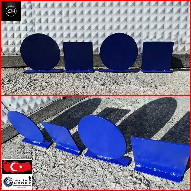 IPSC Metal Dix '3 Takım' Çelik Hedef Takımları (Kare Model)