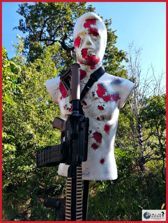 RUBBER DUMMY TARGET - TABANCA TÜREVLERİ İÇİN 3D KAUÇUK HEDEF