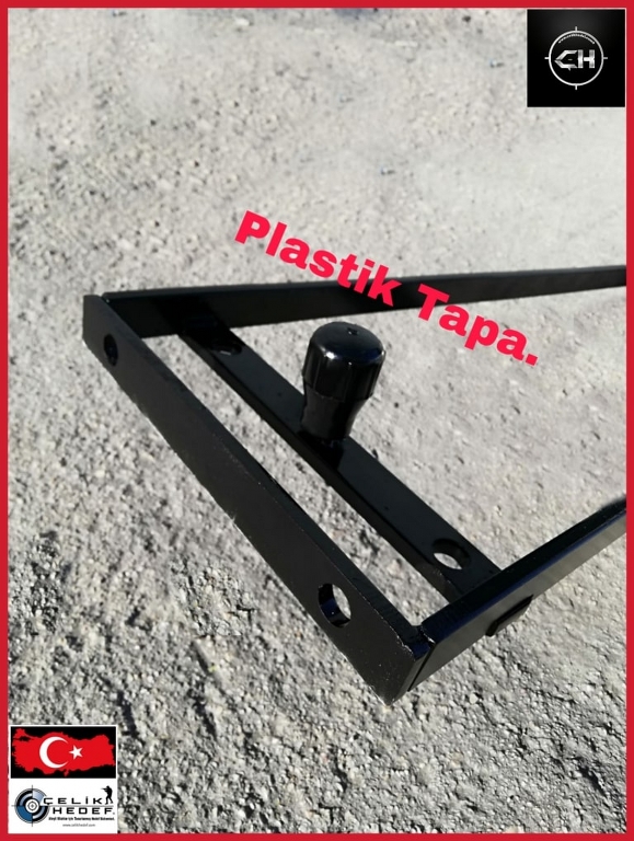 IPSC Klasik Pepper Çelik Hedef  -  85cm Boyutlu - IPSC POPPER TARGET (Mızrak Hedef)