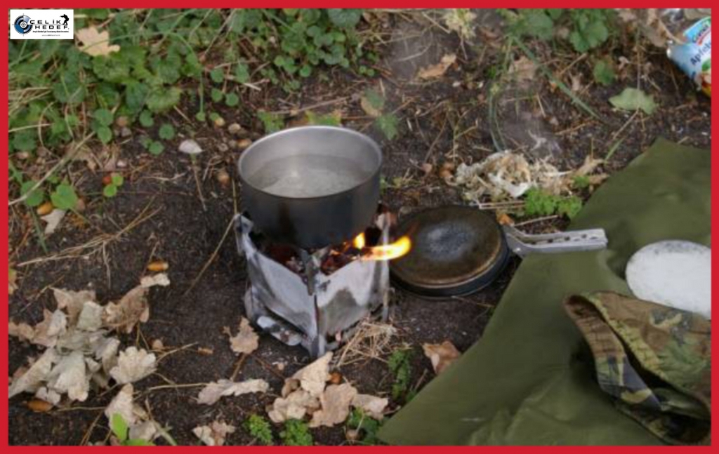 Metal Kamp Ocağı, Kamp Sobası Ve Portatif Ocak (Kod: 001)