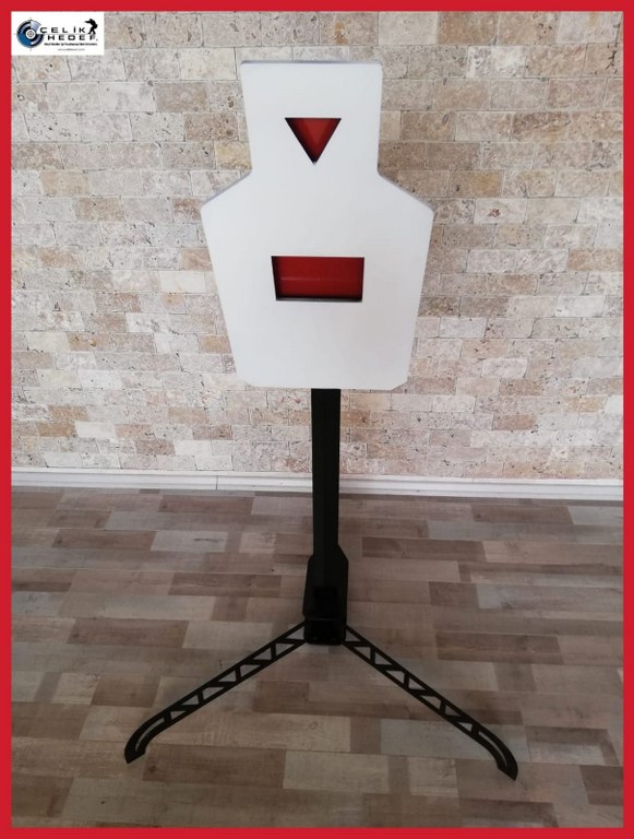 IDPA Taktik Silueti Modüler Gövde Çelik Hedef
