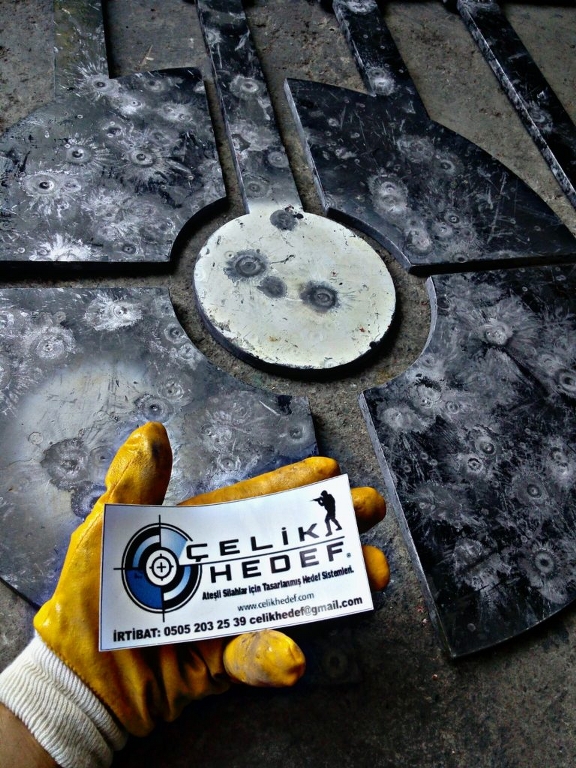 Artıkıl Sallanır Çelik Hedef (9mm-Türevleri)