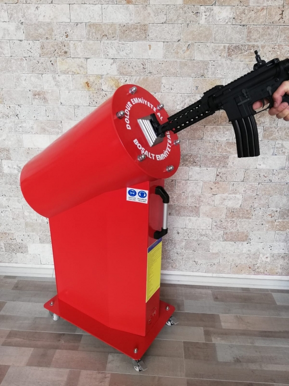 Doldur Boşalt İstasyonu Silindir Tip BR7 Koruma Seviyeli (Tabanca-Mp5 Hafif ve Ağır Makinalı Tüfek) Doldur Boşalt İstasyonu