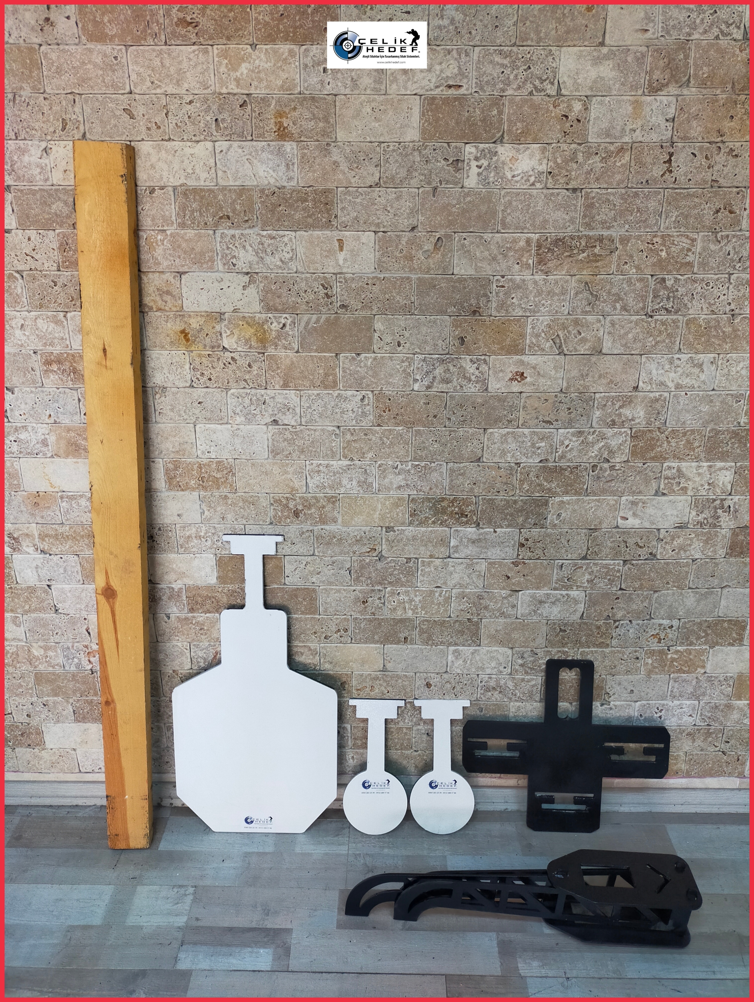 Compact Rehine Sallanır Gong Hedef (Yuvarlak) Standı 510 Ahşap Direkli veya Metal Direkli Sistemler 