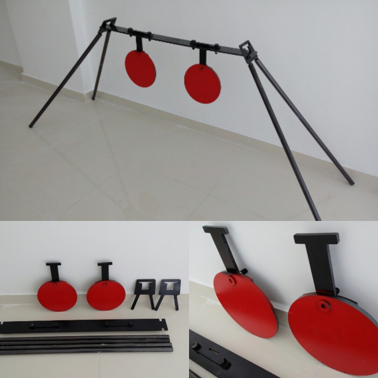 İkili 20cm Çaplı Yuvarlak Gong Hedef