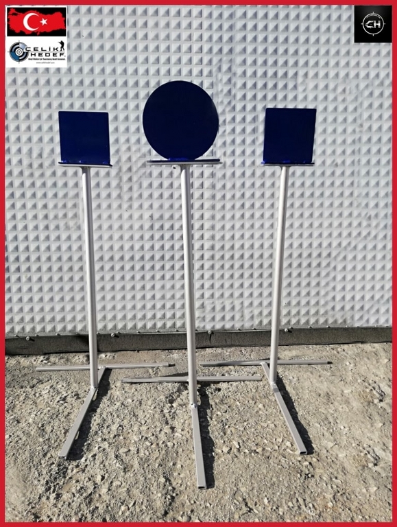 IPSC Metal Dix '3 Takım' Çelik Hedef Takımları (Kare Model)
