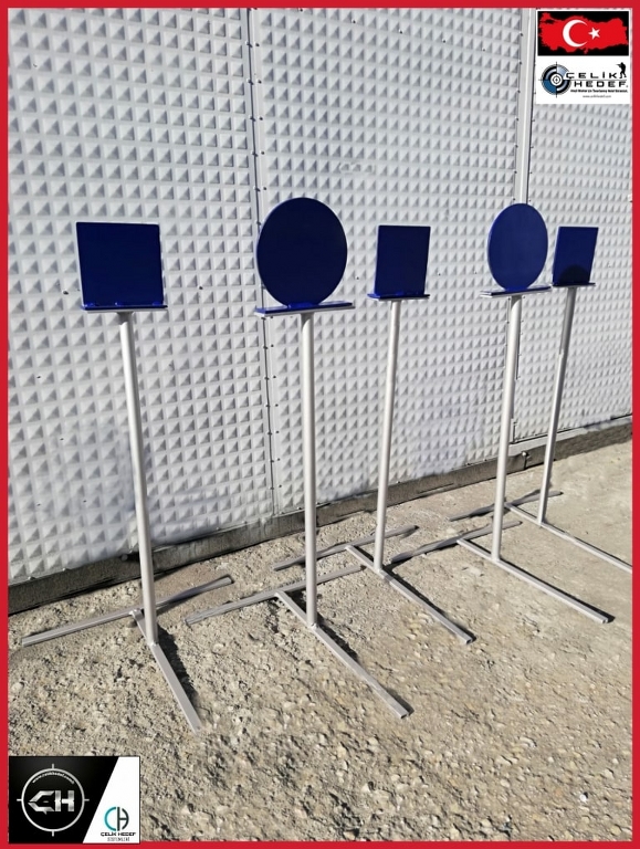 IPSC Metal Dix '3 Takım' Çelik Hedef Takımları (Kare Model)