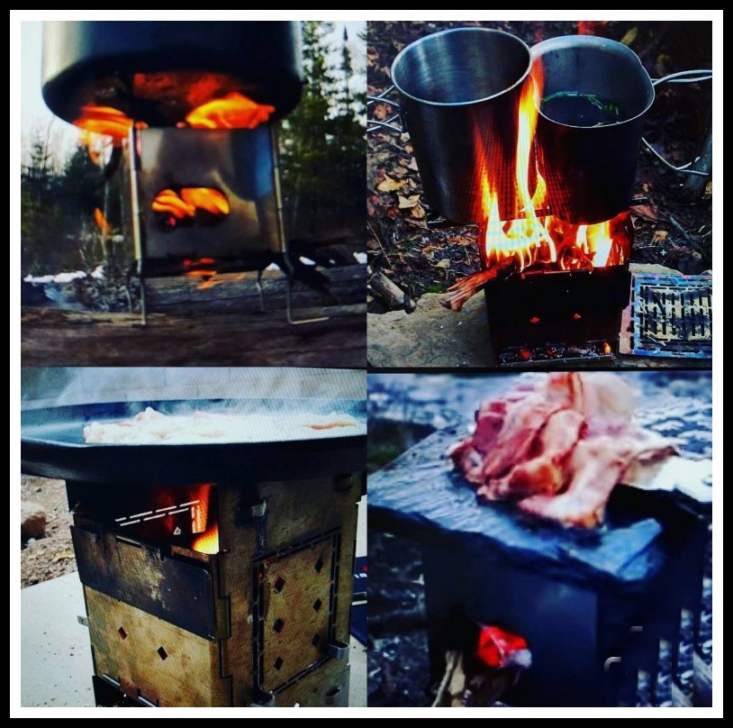 Metal Kamp Ocağı, Kamp Sobası Ve Portatif Ocak (Kod: 003)