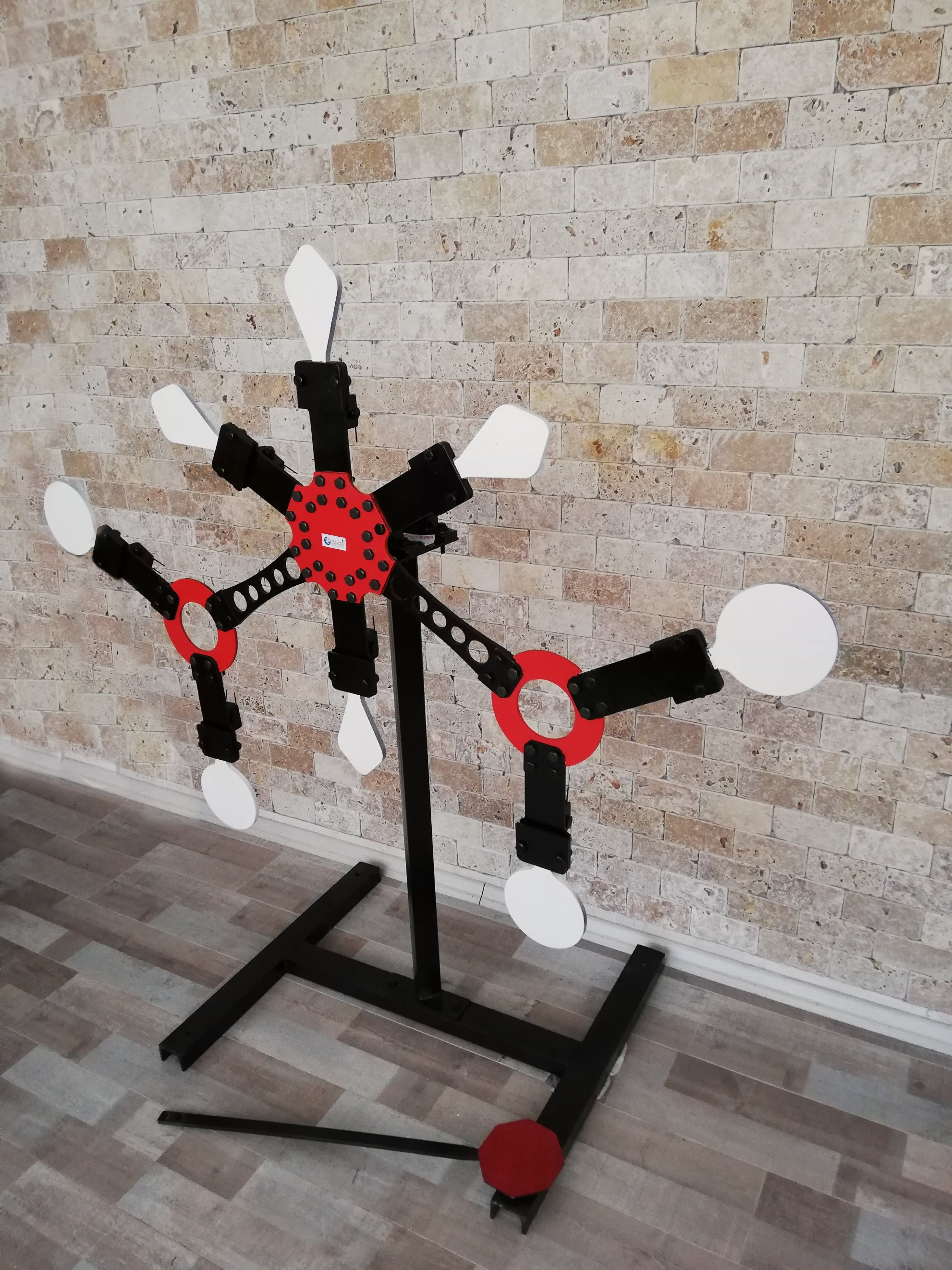 T600 (Çift Modüllü Hedef Sistemi) Rüzgar Gülü Texas Star -Target Çelik Hedef (Portatif Sistem)
