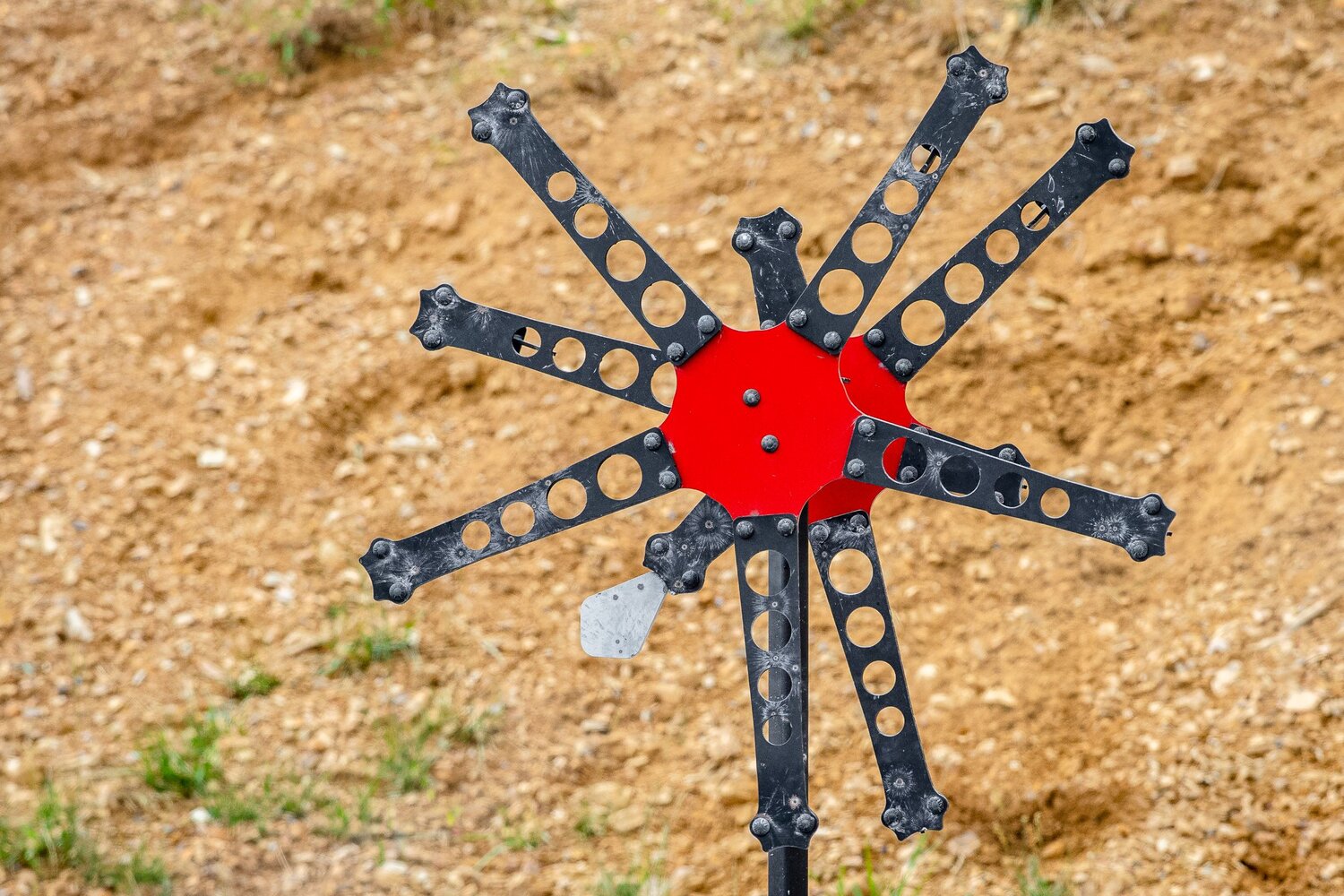 T500 - Çoklu Çift Yıldız Modüllü - Rüzgar Gülü Texas-Teksas Star - Target Çelik Hedef (Portatif Sistem)