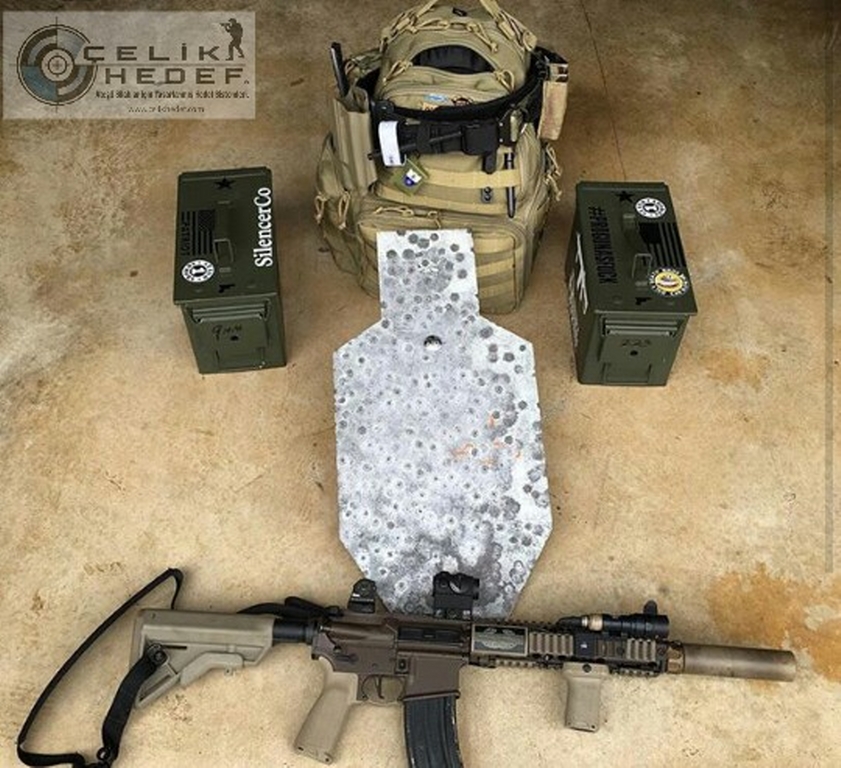 IPSC A-C ZONE Boy Çelik Hedef