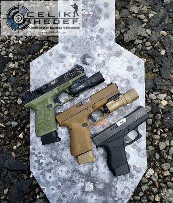 IPSC A-C ZONE Boy Çelik Hedef