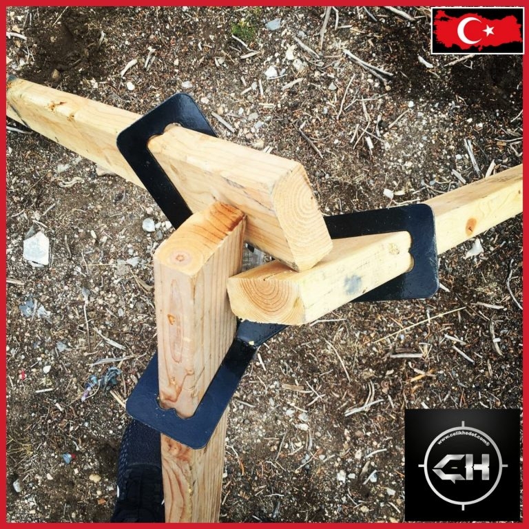 Piramit Stand Gong Çelik Hedef Sistemi
