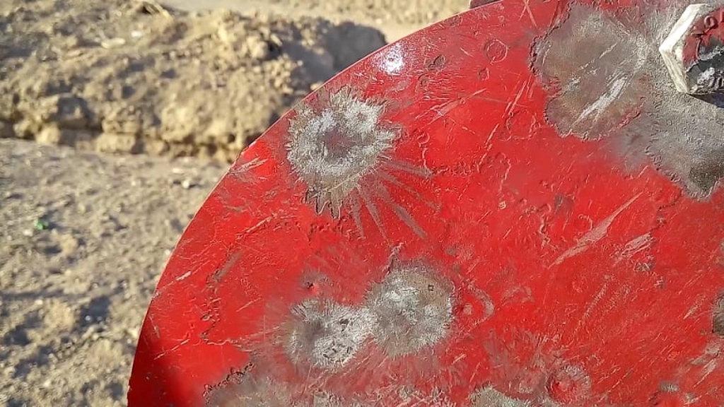İkili (Ayaklı Sistem) 20cm-20cm Çaplı Yuvarlak Gong Hedef Sistemi