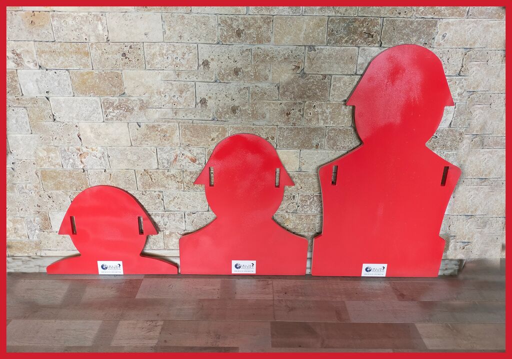 Askeri Boy İnsan Silueti Askeri Kullanım Sistemine Uygun (GÖĞÜS HEDEFİ)