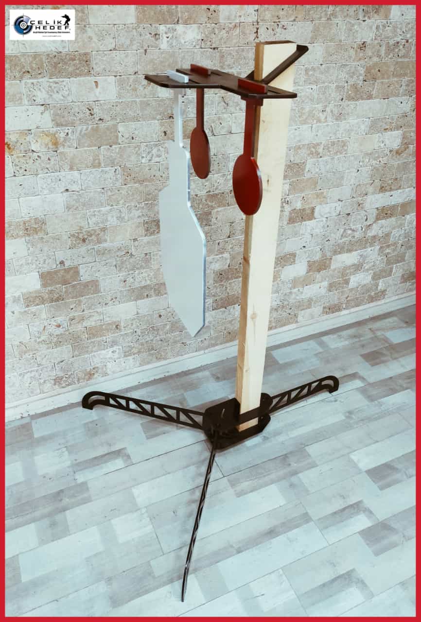 Compact Rehine Sallanır Gong Hedef (Yuvarlak) Standı 510 Ahşap Direkli veya Metal Direkli Sistemler 