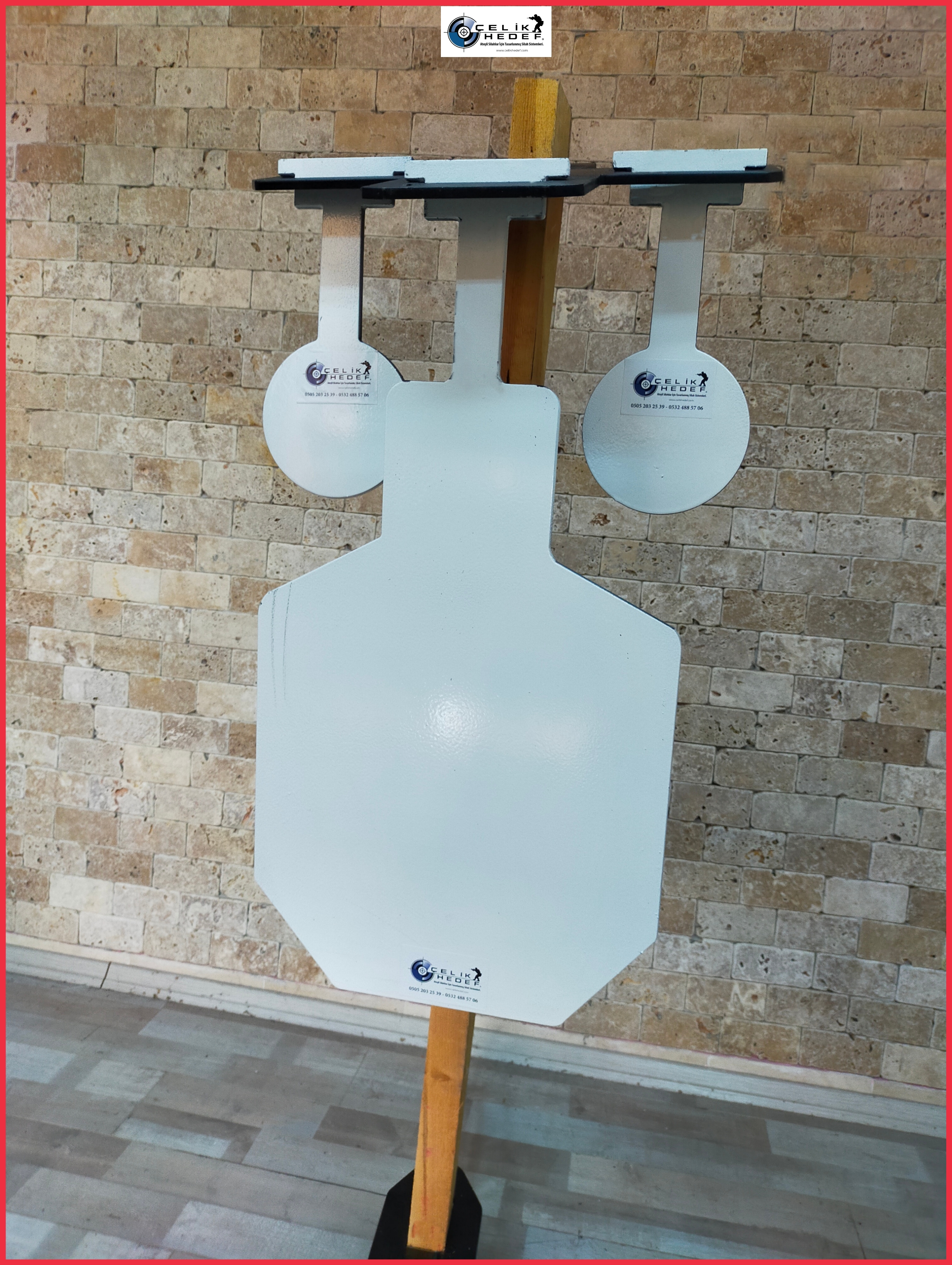 Compact Rehine Sallanır Gong Hedef (Yuvarlak) Standı 510 Ahşap Direkli veya Metal Direkli Sistemler 